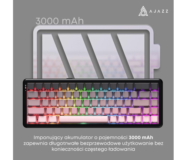Ajazz AK680 MAX (8+8K) Magnetic Switch Side Character Gradient Pin - 1536361 - zdjęcie 8